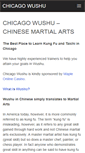 Mobile Screenshot of chicagowushu.com